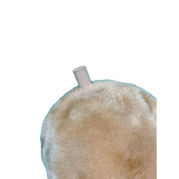 Vintage 1950s Faux Fur Beret Peck & Peck Round Hat - Picture 7 of 10